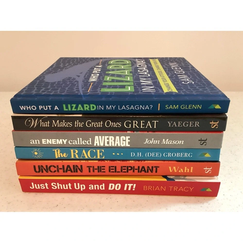 Self-Help Books Business, Success, Goals, Attitude Lot of 6 Simple Truths HC